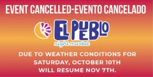IMPORTANT NOTICE – EVENT POSTPONED DUE TO WEATHER CONDITIONS